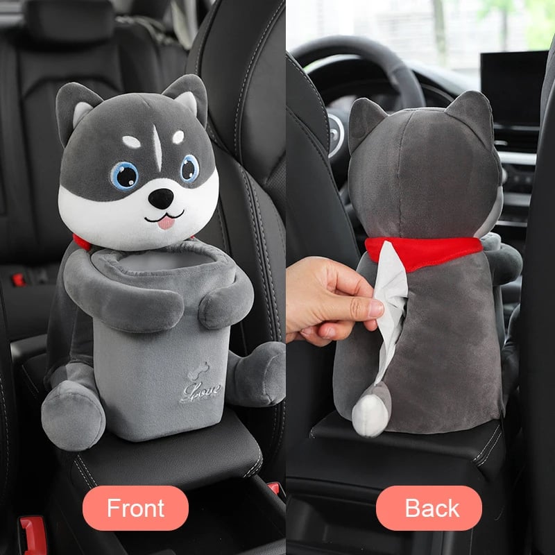 😍 Cute Plush Doll Tissue Box
