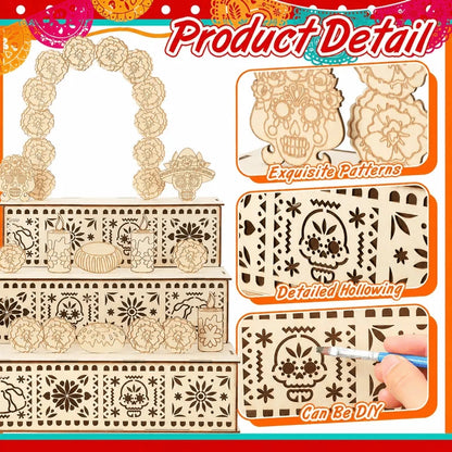 Day of the Dead Wooden Altar Display Set