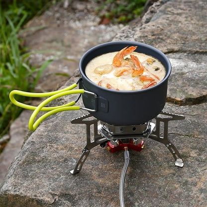📢BUY 2 GET FREE SHIPPING ⏰Camping Gas Burner – 5800W, Piezo Ignition, Windproof 🔥