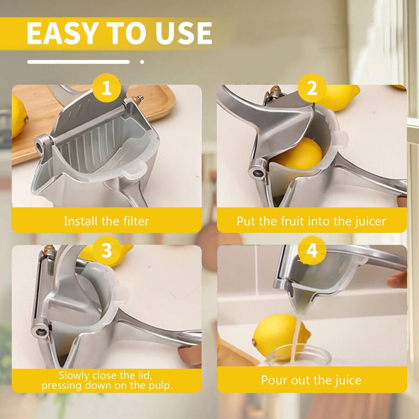 Stainless Steel Citrus Squeezer🍋