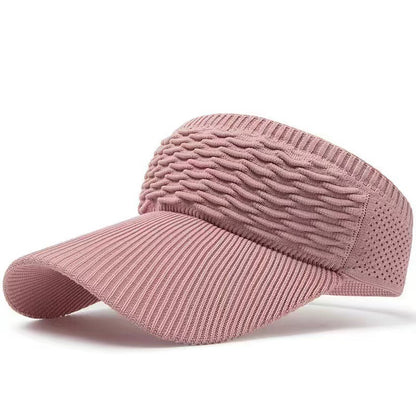 Women's High Ponytail Sun Visor Hat for Sun Protection