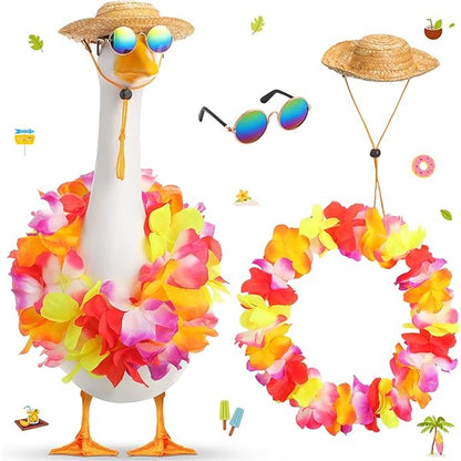 🦢Summer Porch Goose Outfit Bikini for 23" Plastic/ Cement Goose Statues❤️🤍💙