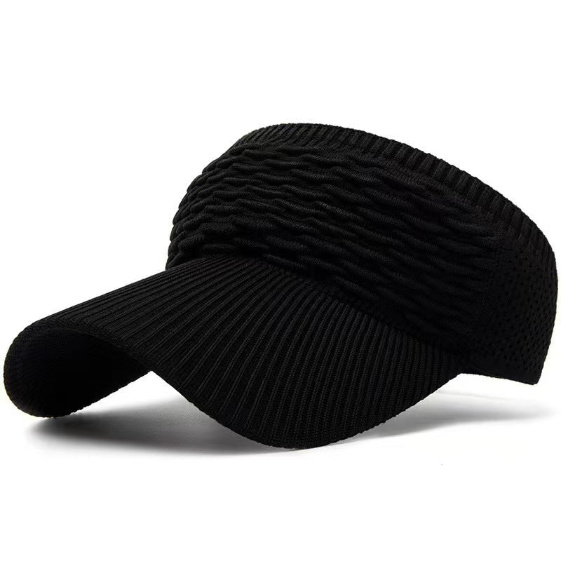 Women's High Ponytail Sun Visor Hat for Sun Protection