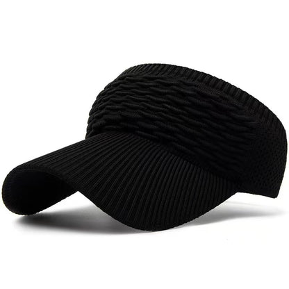 Women's High Ponytail Sun Visor Hat for Sun Protection