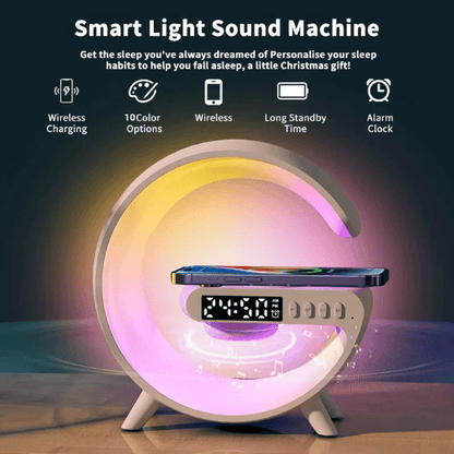 4-in-1 Smart Bedside Station – Light, Charge & Play Music