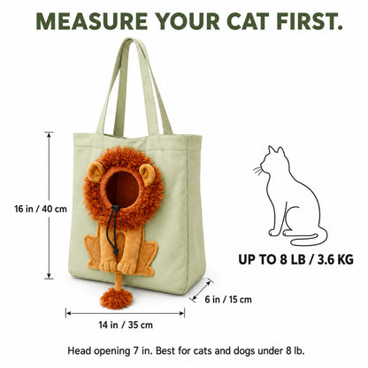 VALORS™ Lion Pet Carrier Bag