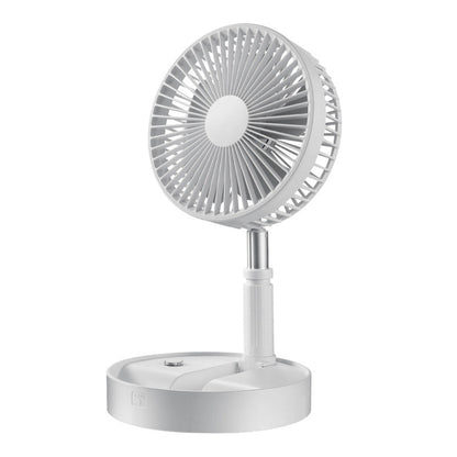 🌀Summer Promotion! 🔋 Telescopic Folding USB Charging Fan – Adjustable height, quiet operation & portable – perfect for desk, travel or outdoor use 💨