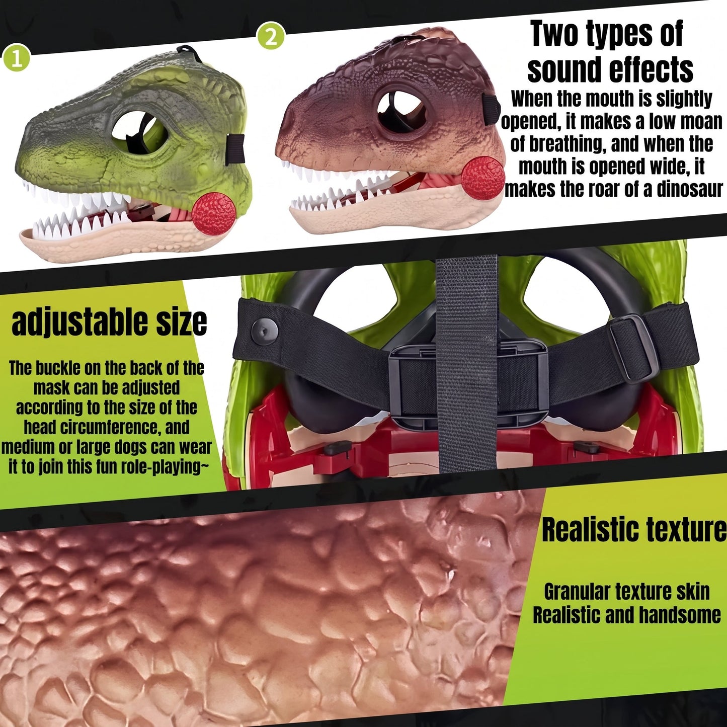 DinoRuff - Dinosaur Mask