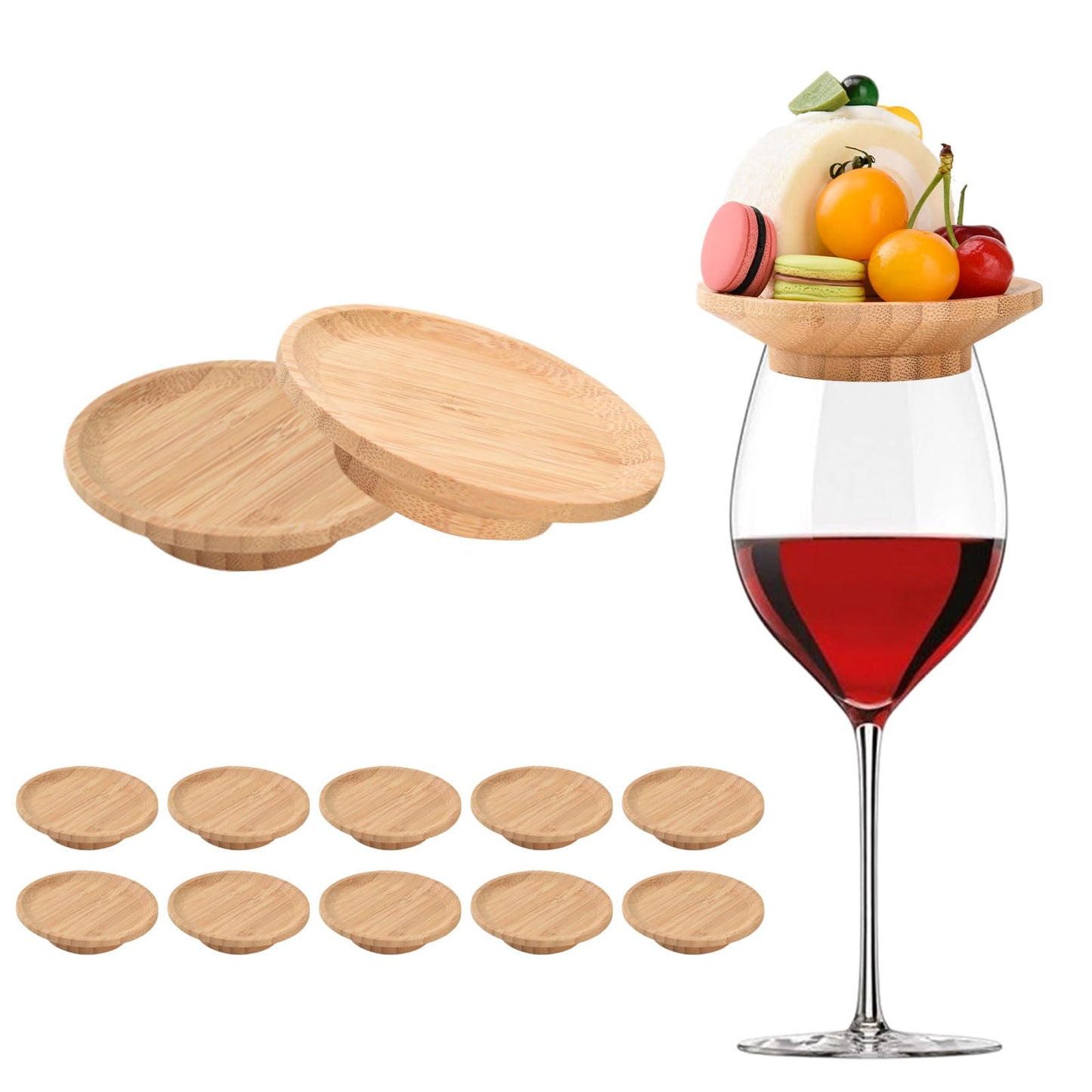 🍷HOLIDAY SALE: 10-PIECE BAMBOO CHARCUTERIE TOPPERS — ELEVATE YOUR WINE NIGHT!🍷