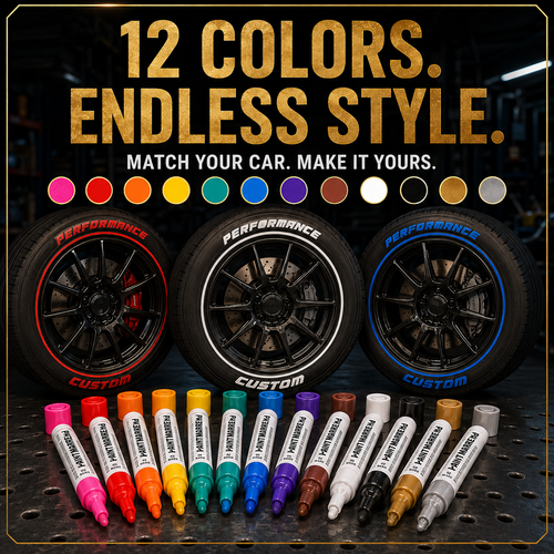 🏎️ Oil-Based Waterproof Tire Marker Pen | Give Your Tires A Custom Look