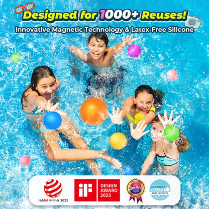 Reusable Magnetic Silicone Water Balloons