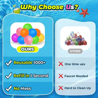 Reusable Magnetic Silicone Water Balloons