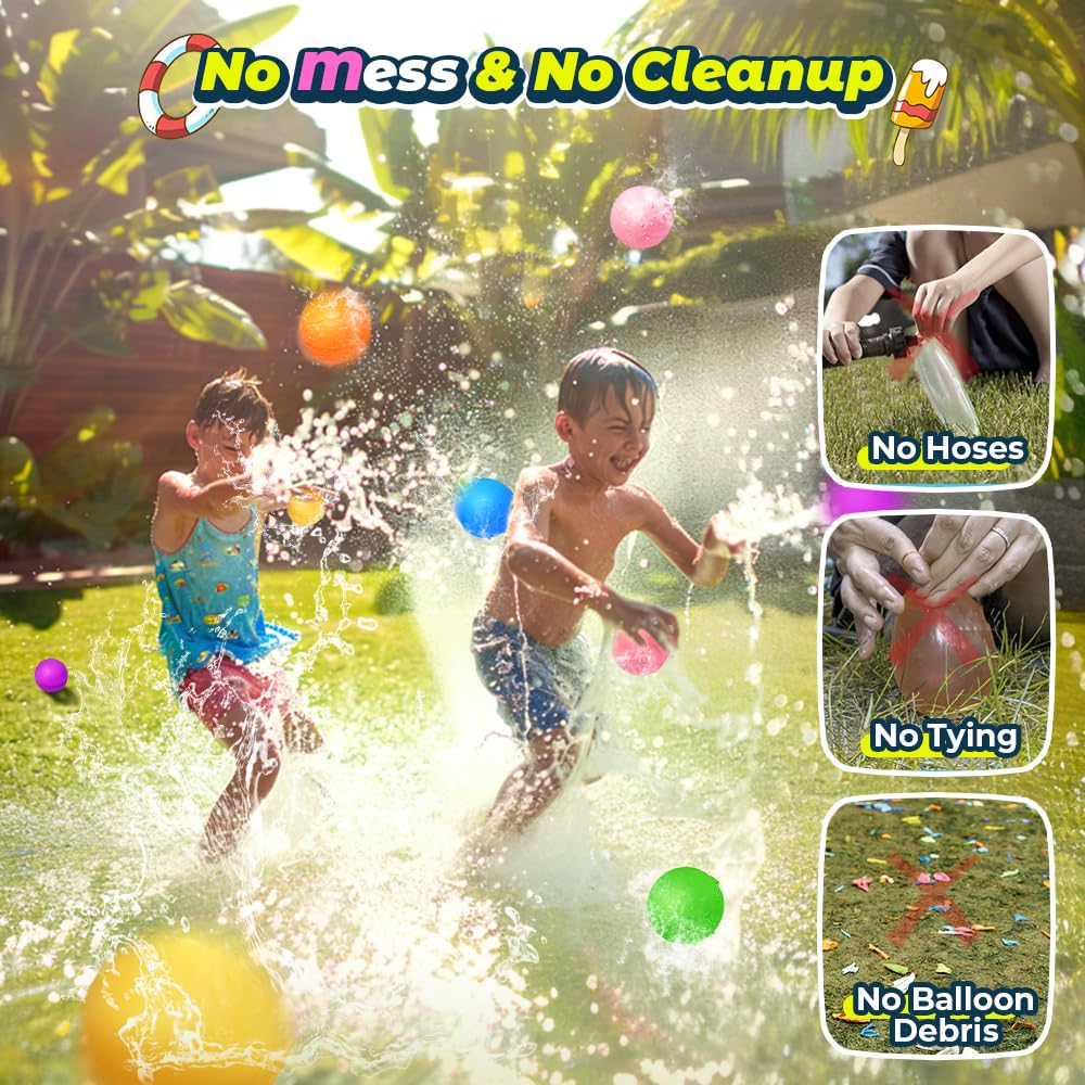 Reusable Magnetic Silicone Water Balloons