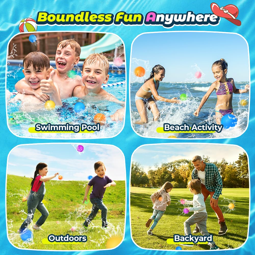 Reusable Magnetic Silicone Water Balloons