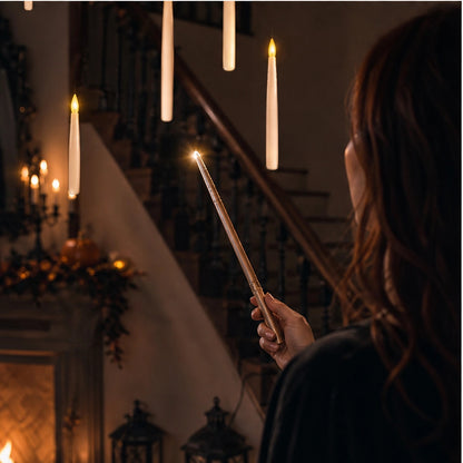 Wand-Controlled Floating Flameless LED Candles
