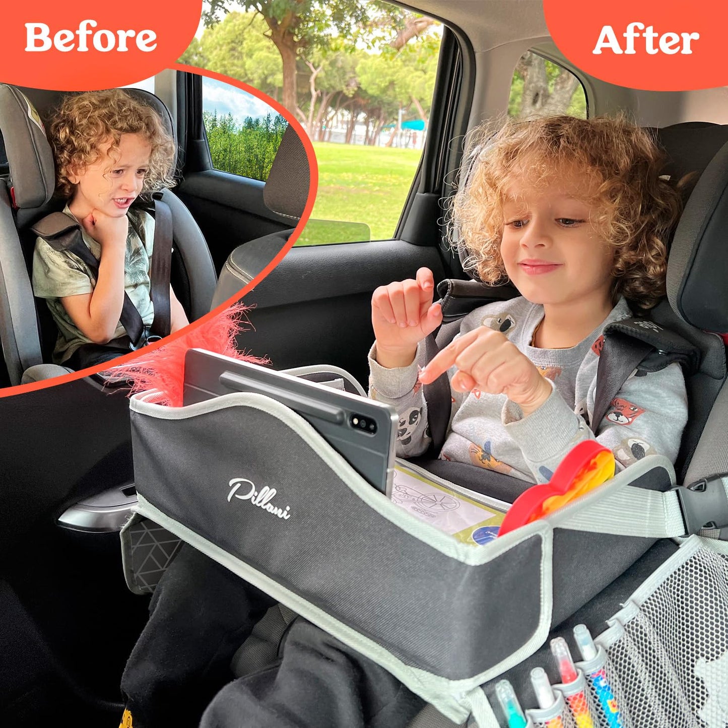 🚗 Make Every Trip More Fun With a Kids Travel Tray!