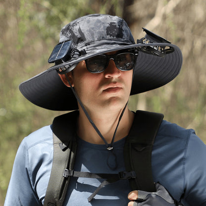 🔥Ultralight Solar Fan Sun Hat - Lighter Than a Baseball
