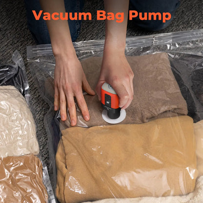 Portable Electric Air Pump, 2600mAh Rechargeable, 2X Pumping Speed, 5 Nozzles, LED Light, for Inflatables and Camping