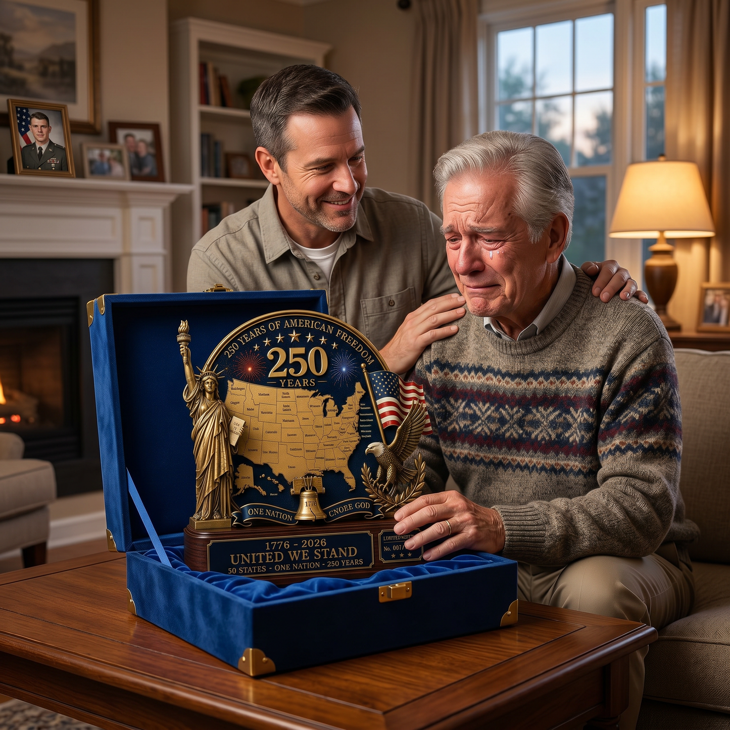 🇺🇸 Limited Edition 250 Years of American Freedom Collector's Statue (1776–2026) – United We Stand🎁