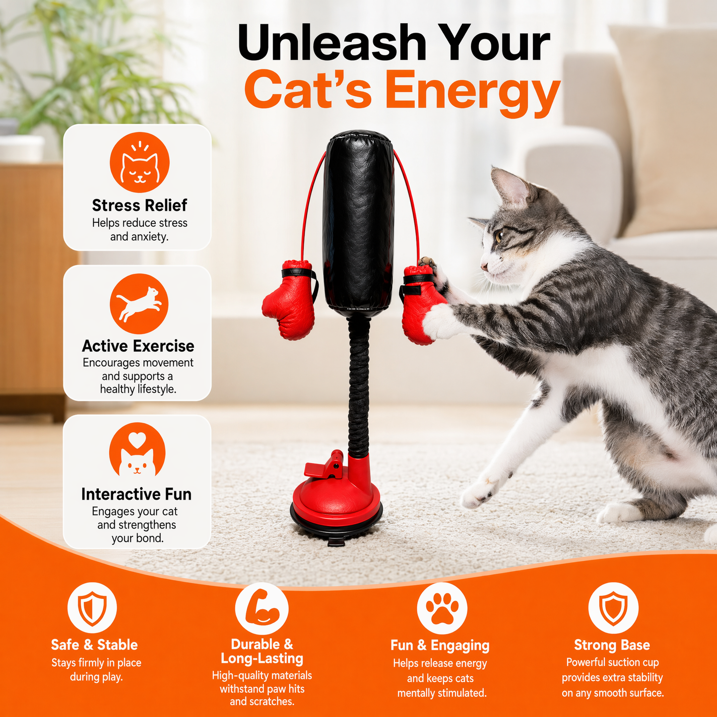 🔥Buy 2 Free Shipping - Mini Cat Punching Bag