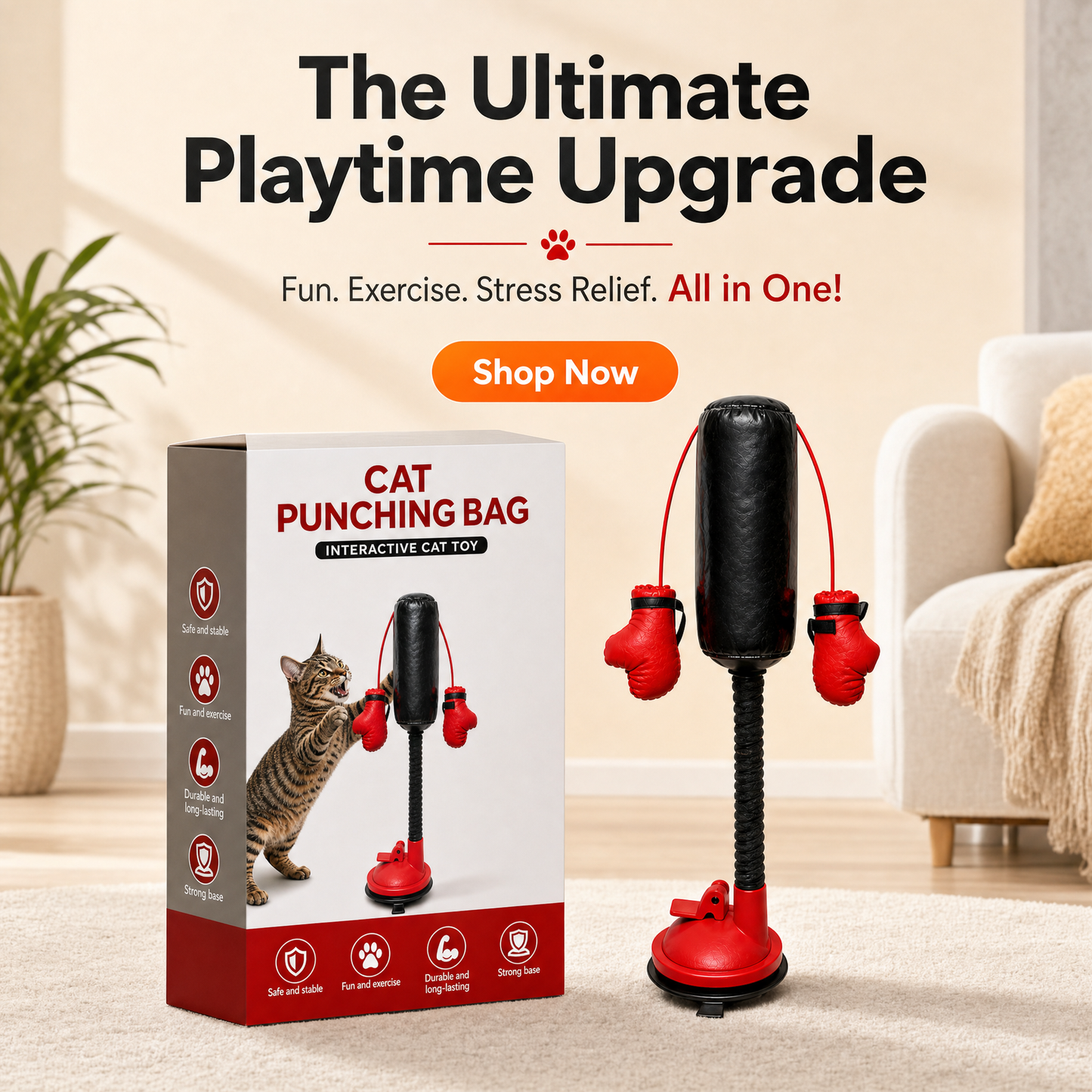 🔥Buy 2 Free Shipping - Mini Cat Punching Bag