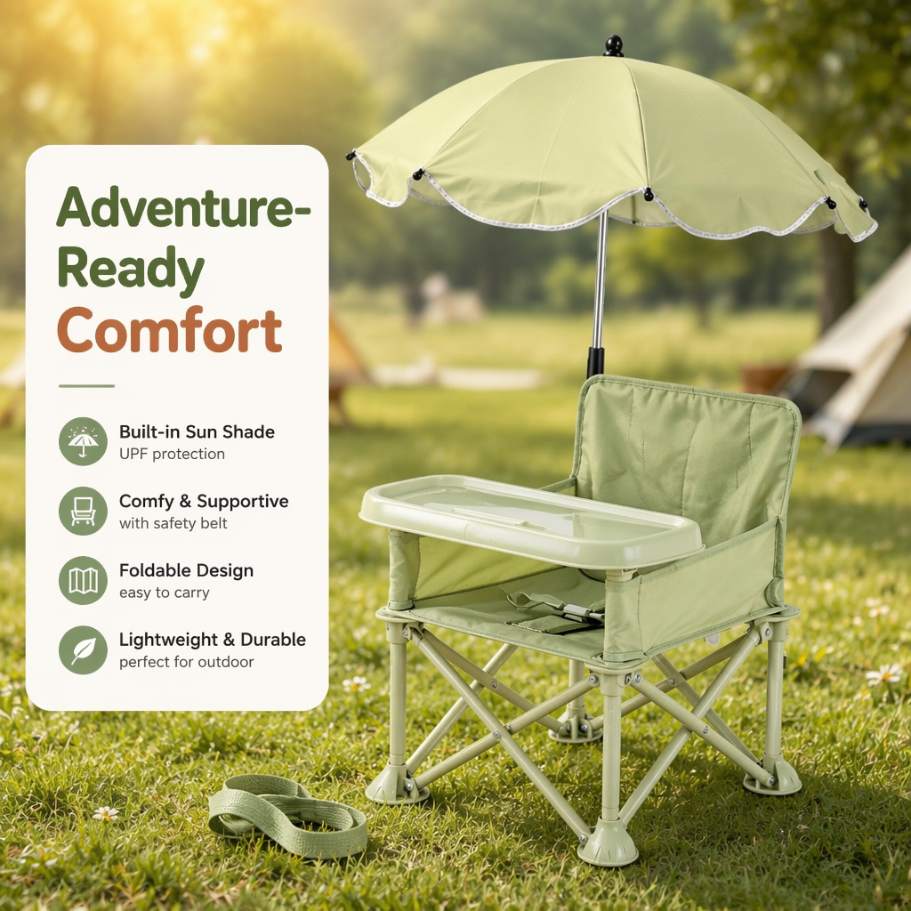 🧳HOLIDAY TRAVEL SALE: ULTRA PORTABLE BABY BOOSTER SEAT — SAFE, COMFORTABLE READY FOR ADVENTURE!🧳