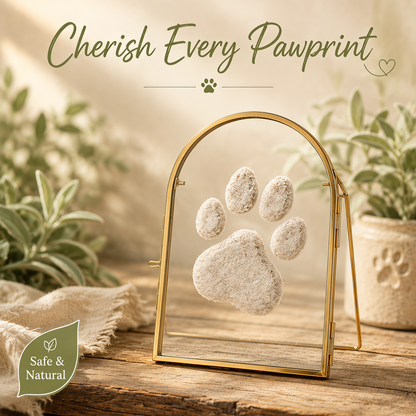 🐾 Capture Your Dog's First Beach Paw Print Forever
