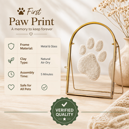 🐾 Capture Your Dog's First Beach Paw Print Forever