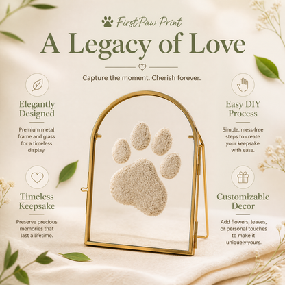 🐾 Capture Your Dog's First Beach Paw Print Forever