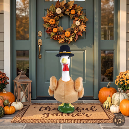 🦢VALORS TOP™Turkey Porch Goose Outfit for 23" Plastic/ Cement Goose Statues