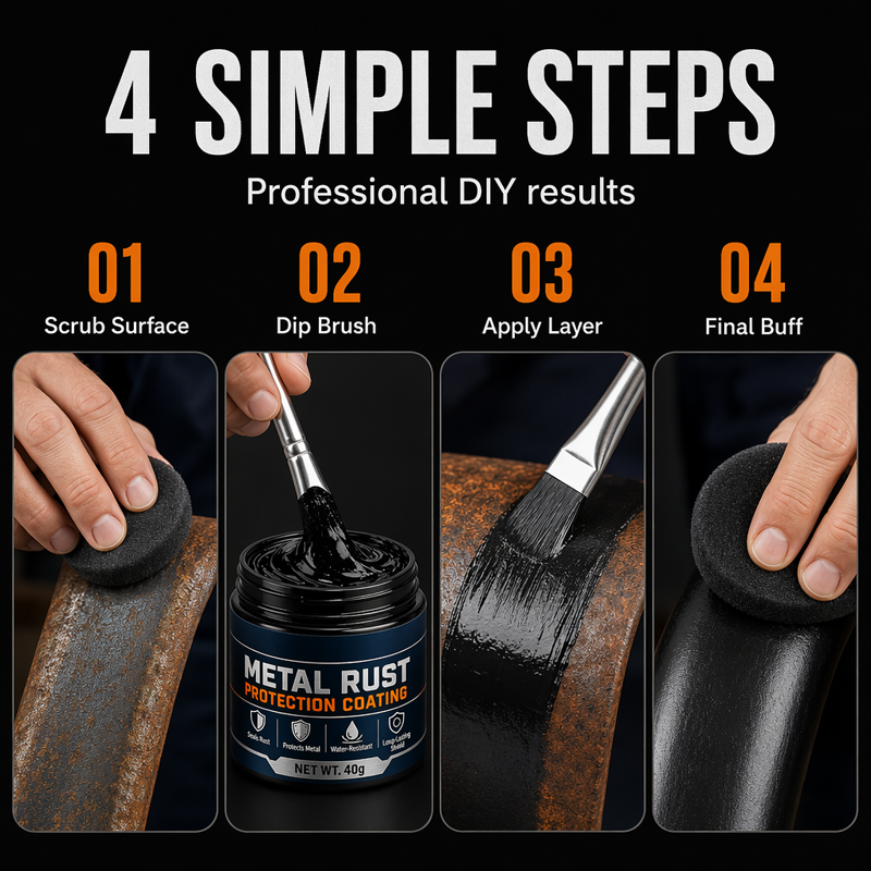 🛡️ Trusted by 50,000+ Customers | 2026 Hot Sale — 70% OFF Premium Metal Rust Protection Paste restores rusty gates, rai