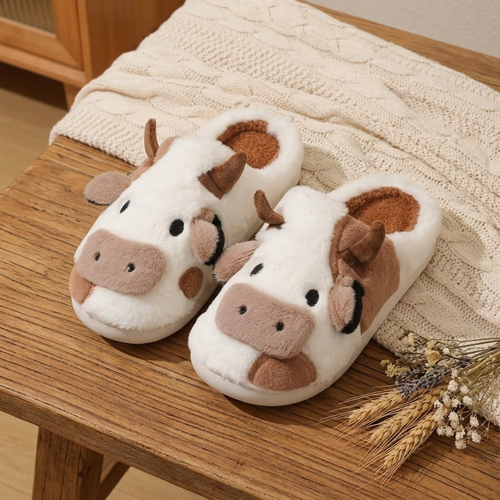 Cozy Cow Slippers