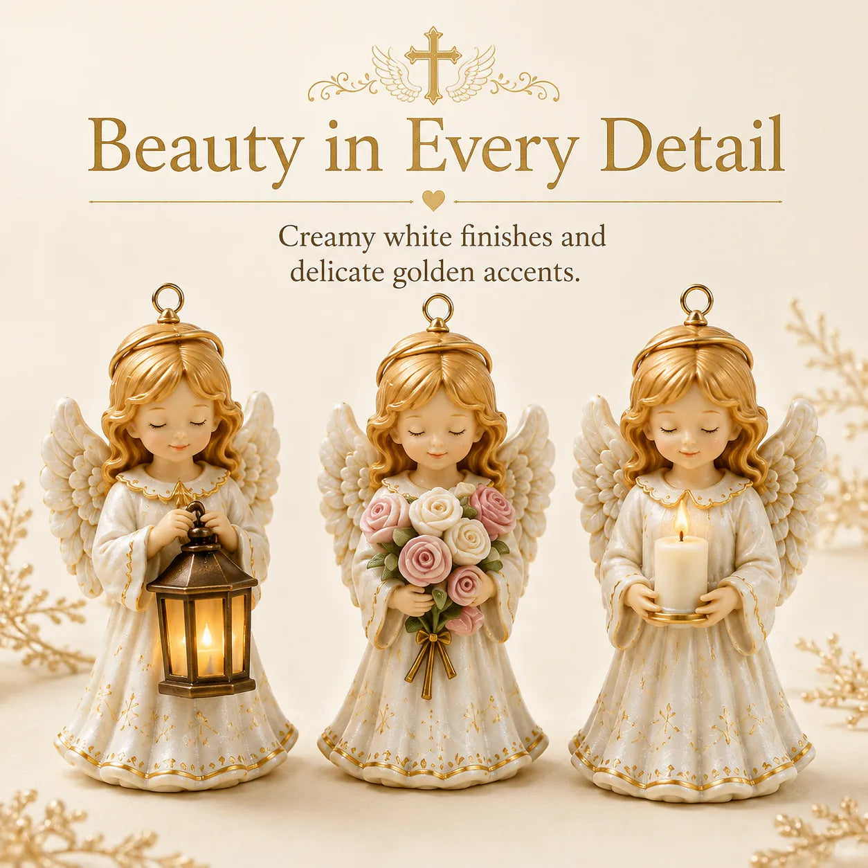 ⏳ Last Day Special – 👼 24-Day Angel Christmas Advent Calendar | 24 Unique Faith-Inspired Angel Ornaments with Hanging Loops for Daily Advent Surprises & Tree Display 🎄✨