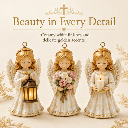 ⏳ Last Day Special – 👼 24-Day Angel Christmas Advent Calendar | 24 Unique Faith-Inspired Angel Ornaments with Hanging Loops for Daily Advent Surprises & Tree Display 🎄✨