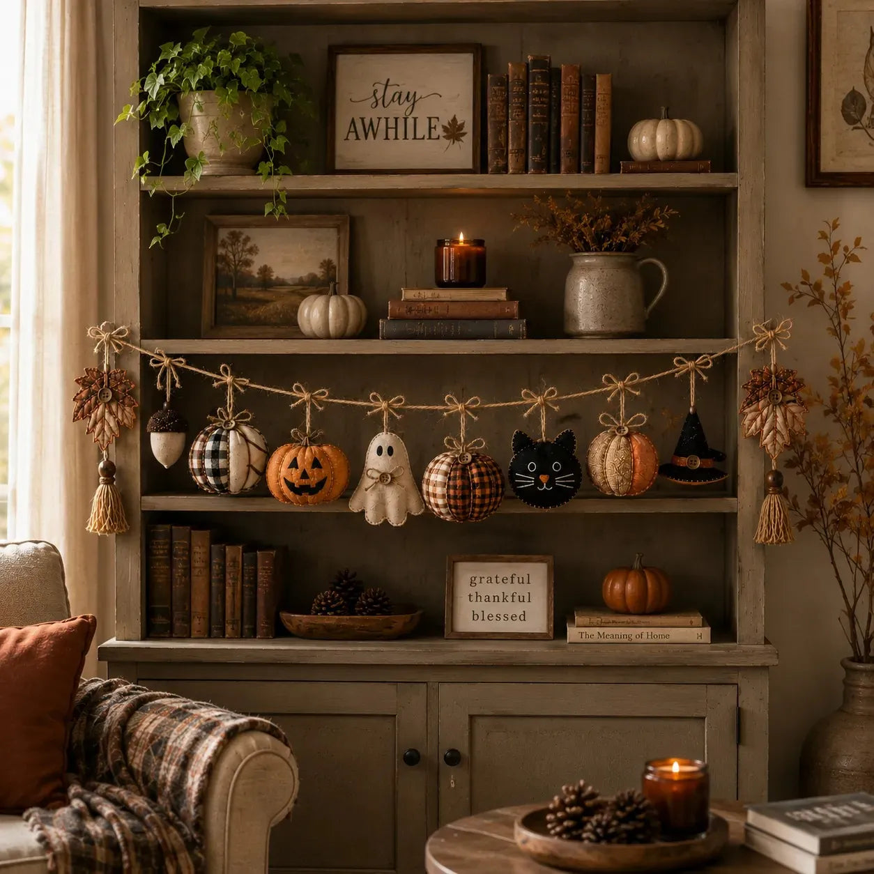 Cozy Fall Fabric Garland