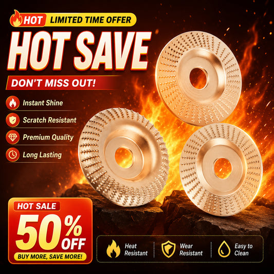 🛠️Heavy-Duty Wood Carving Disc Set (3PCS)