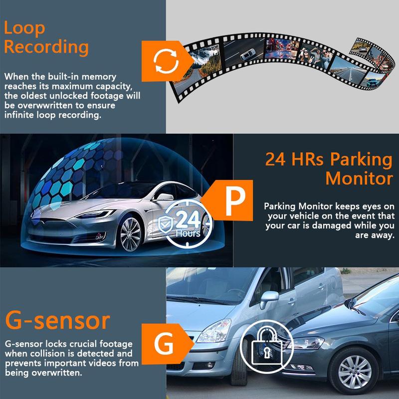 🚘 Drive Safer Today – Full View Car Dashcam System