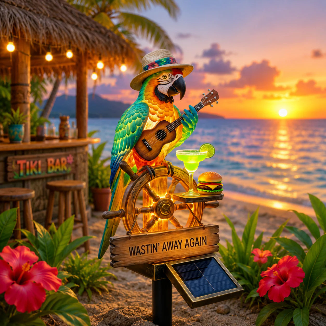🔥Summer Limited-Time Sale🔥 - 🌴 Solar-Powered Parrot Garden Light