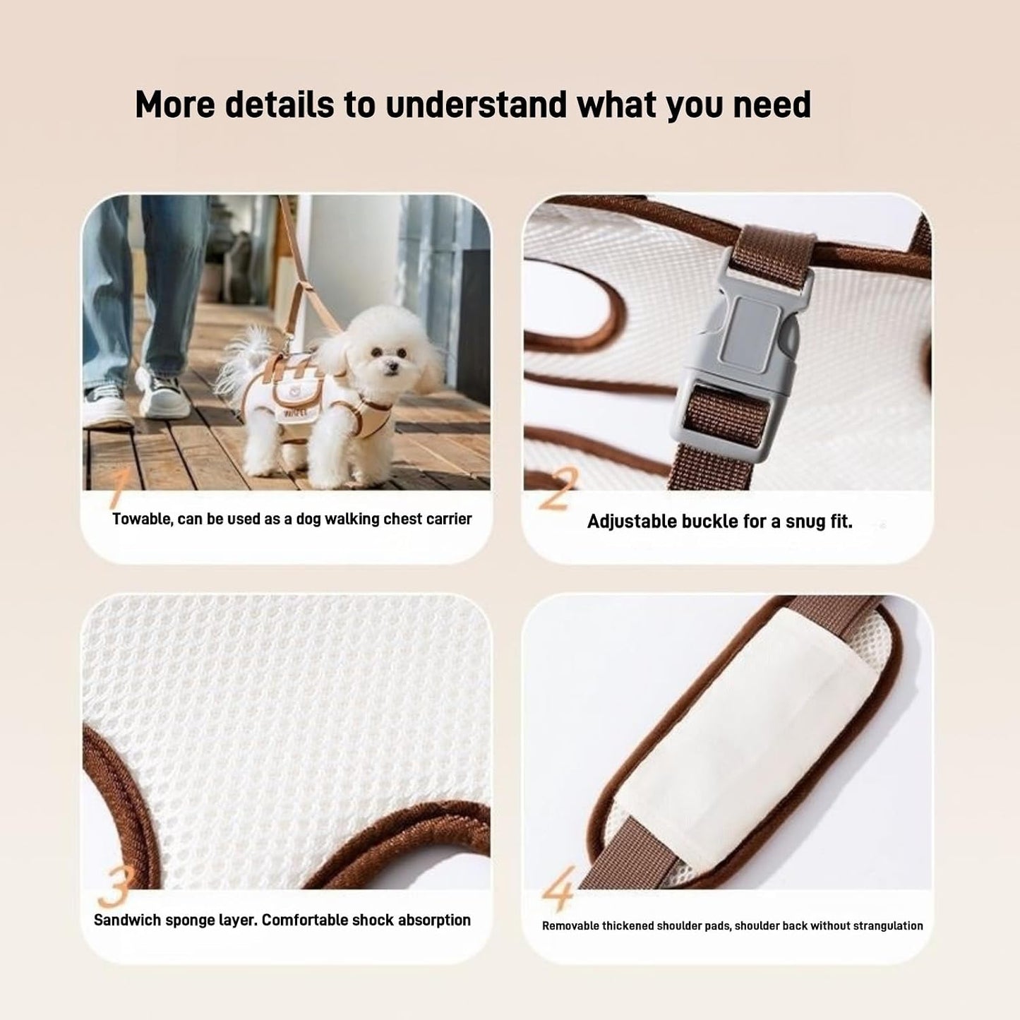 🐶Dog Carrier Bag - Crossbody Shoulder Handheld Carrier