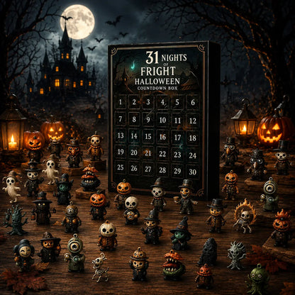 🎃 31-Day Halloween Countdown Mystery Box – 31 Spooky Surprises to Open Before Halloween