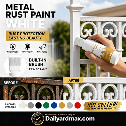 ⏳Time-Limited Special⏰Refresh paint surfaces in one simple spray!✨🏠Water-Based Metallic Silver Paint with Built-in Brush💥👍