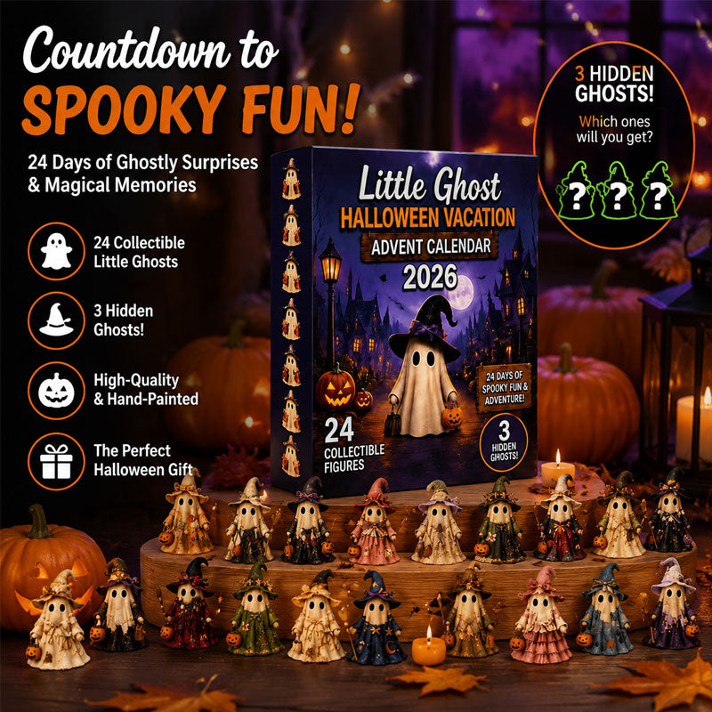 👻Little Ghost Halloween Vacation Advent Calendar 2026