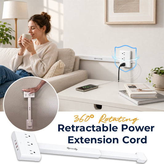 360° Rotating Telescopic Power Extension Socket