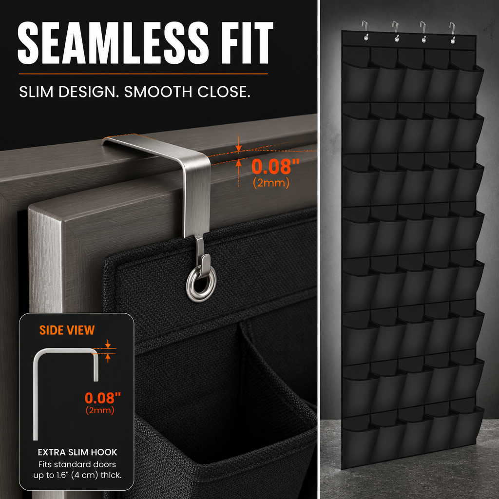 HOLIDAY TRAVEL & HOME ORGANIZATION SALE | 2 Pack Over-the-Door Mesh Storage Organizers