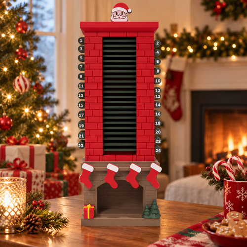 🎅 Santa’s Chimney Countdown Advent Calendar | 24 Days of Christmas Magic