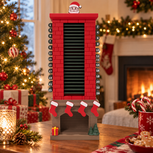 🎅 Santa’s Chimney Countdown Advent Calendar | 24 Days of Christmas Magic