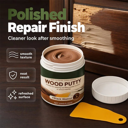 🚪Wood Repair Filler Putty – Fills Cracks & Chips, Smooths Surfaces