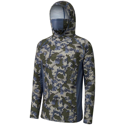 🏖️Men’s UPF 50+ Hoodie Shirts with Mask