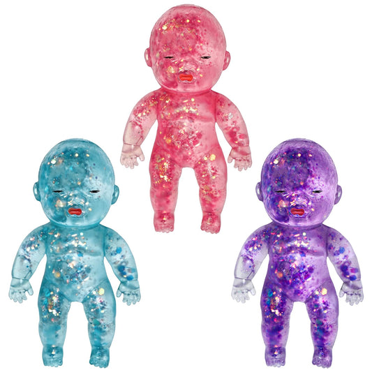 ✨ Squeeze Away Stress with the Cutest Glitter Squishy Baby!