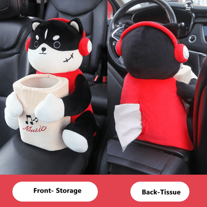 😍 Cute Plush Doll Tissue Box